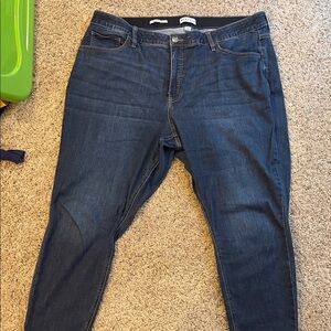 Ava & Viv High Rise Skinny Jeans in Dark Blue